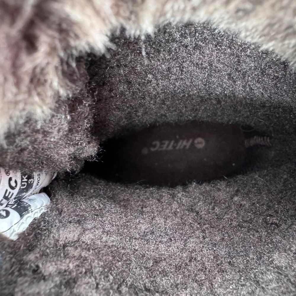 Hi-Tec St‎ Moritz 200 Womens Brown Suede Waterproof Insulated Winter Snow Boots